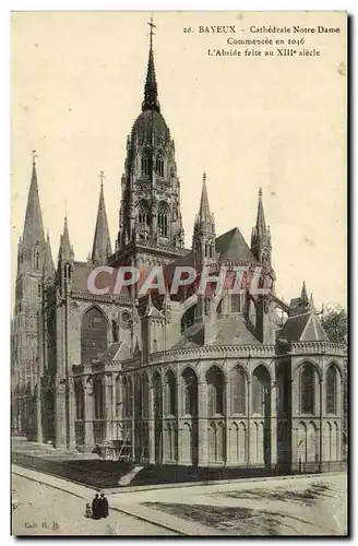 Ansichtskarte AK Bayeux Cathedrale Notre Dame