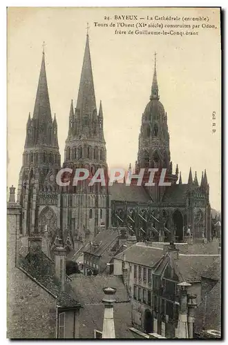 Ansichtskarte AK Bayeux Cathedrale Notre Dame