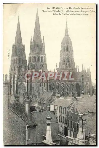 Cartes postales Bayeux Cathedrale Notre Dame