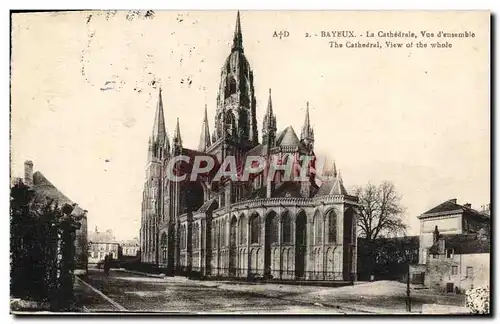 Cartes postales Bayeux La Cathedrale Vue d&#39ensemble