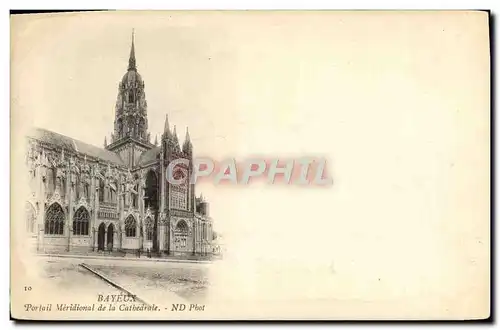 Ansichtskarte AK Bayeux La Cathedrale Portail meridional