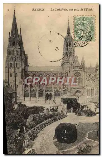 Cartes postales Bayeux La Cathedrale Vue Prise de L&#39Eveche