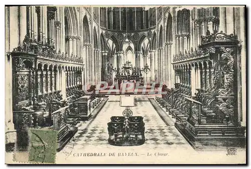 Cartes postales Bayeux La Cathedrale Le choeur