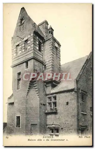 Ansichtskarte AK Bayeux Maison dite du Gouverneur