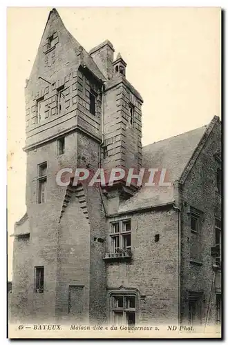 Ansichtskarte AK Bayeux Maison dite du Gouverneur