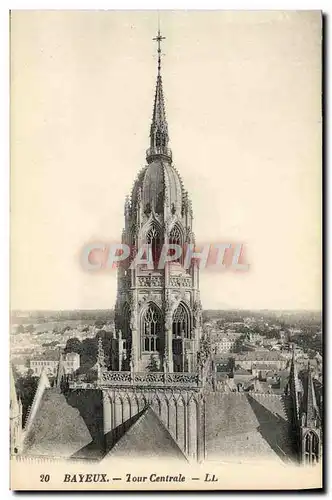 Ansichtskarte AK Bayeux La Tour Centrale