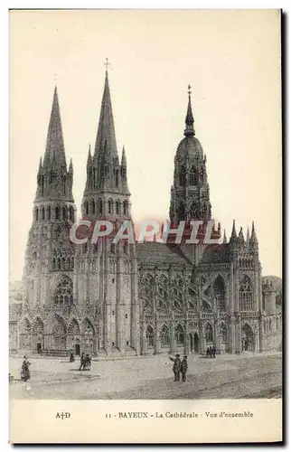 Cartes postales Bayeux La Cathedrale Vue d&#39ensemble