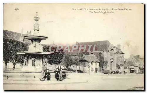 Cartes postales Bayeux Fontaine de Moutier Place Saint Patrice