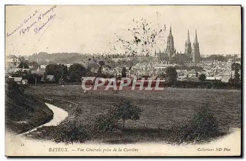 Cartes postales Bayeux Vue Generale Prise de la Carriere