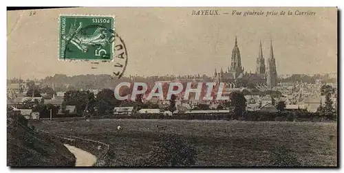 Cartes postales Bayeux Vue Generale Prise de la Carriere