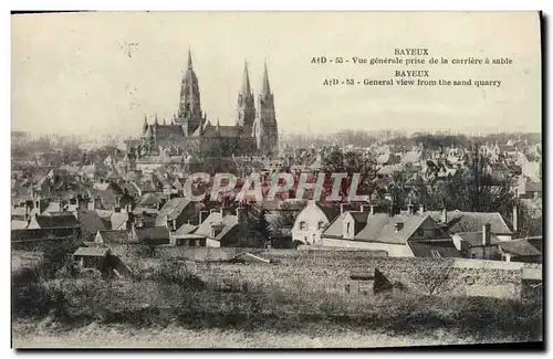 Cartes postales Bayeux Vue Generale Prise de la carriere a sable