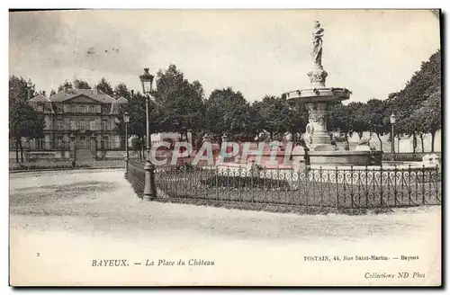 Cartes postales Bayeux La Place du Chateau