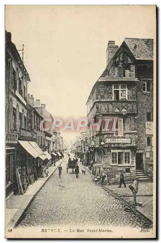 Ansichtskarte AK Bayeux Rue Saint Martin P Labbe