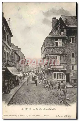 Cartes postales Bayeux Rue Saint Martin