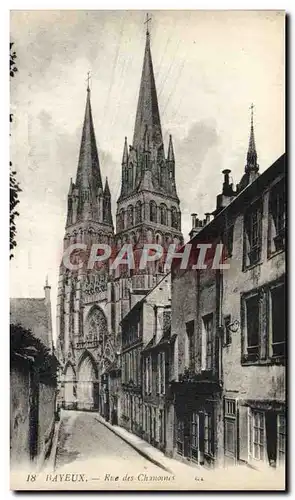 Cartes postales Bayeux Rue des Chanoines