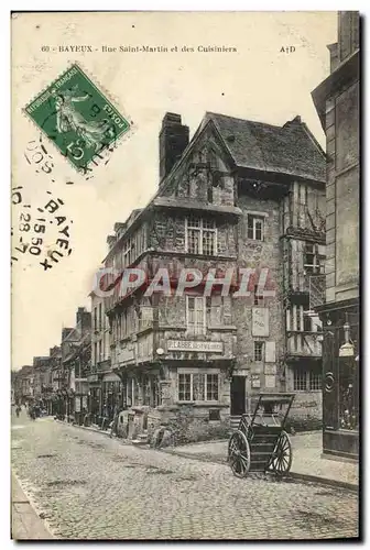 Cartes postales Bayeux Rue Saint Martin et des Cuisiniers