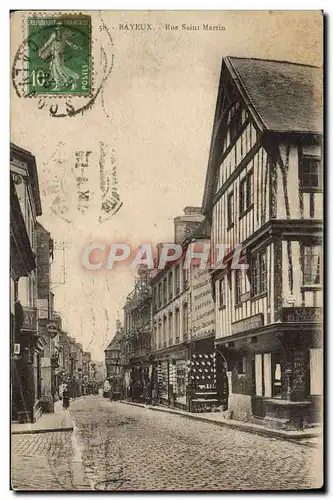 Cartes postales Bayeux Rue Saint Martin