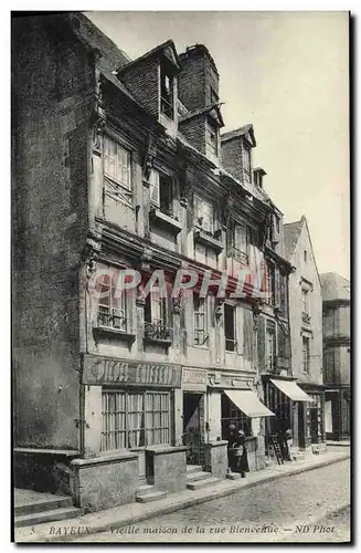 Ansichtskarte AK Bayeux Vielle Maison de la rue Bienvenue Coiffeur