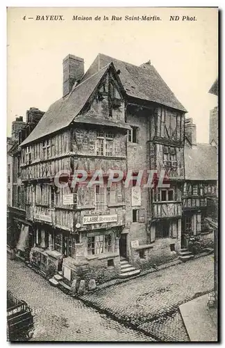 Cartes postales Bayeux Vielle Maison Rue Saint Martin