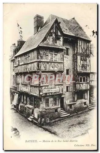 Ansichtskarte AK Bayeux Vielle Maison Rue Saint Martin