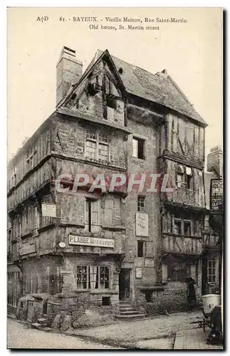 Ansichtskarte AK Bayeux Vieille Maison Rue Saint Martin