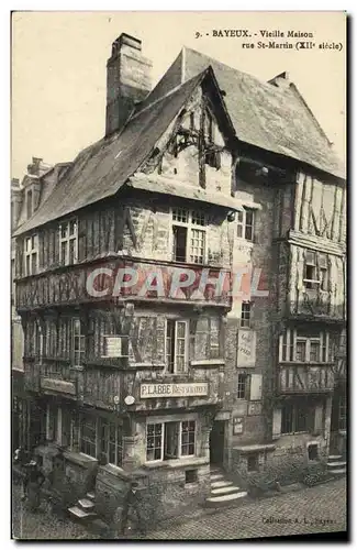 Cartes postales Bayeux Vielle Maison Rue Saint Martin