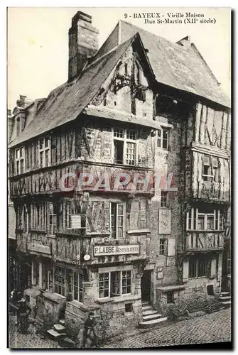 Ansichtskarte AK Bayeux Vielle Maison Rue Saint Martin