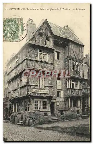 Cartes postales Bayeux Vielle Maison Rue Saint Martin