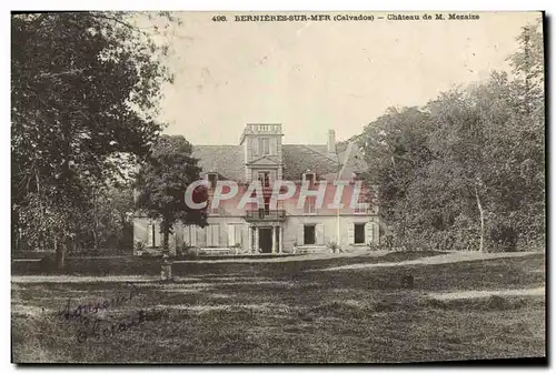 Cartes postales Bernieres Sur Mer Chateau de M Mezaize