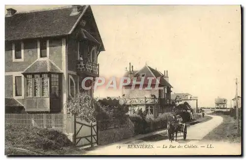 Cartes postales Bernieres Le Rue des Chalets