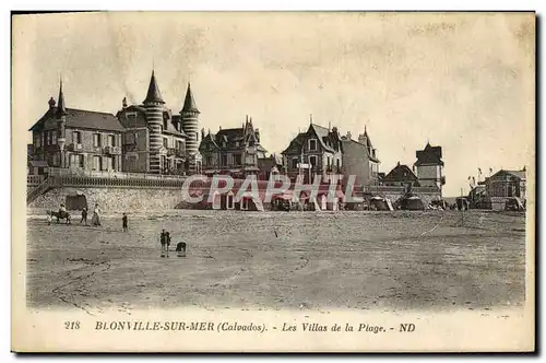 Ansichtskarte AK Blonville Sur Mer Les Villas de la Plage