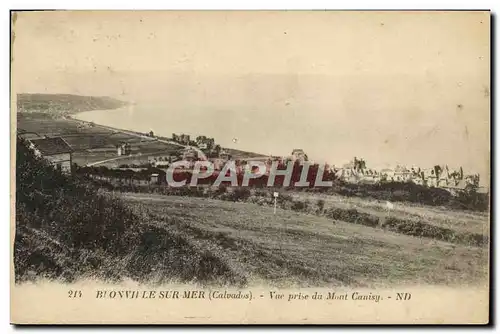 Ansichtskarte AK Blonville sur Mer Vue prise du Mont Canisy