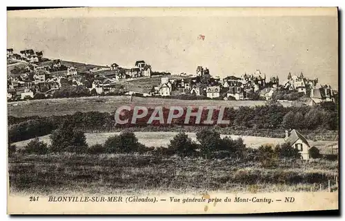 Ansichtskarte AK Blonville Sur Mer Vue Generale Prise du Mont Canisy