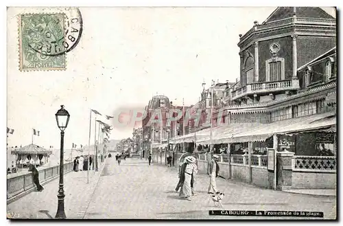 Cartes postales Cabourg La Promenade de la Plage