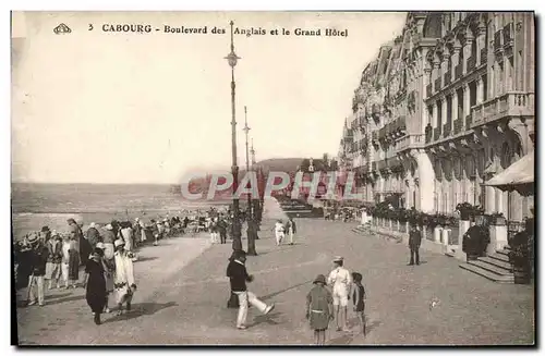 Ansichtskarte AK Cabourg Le Boulevard des Anglais et le Grand Hotel