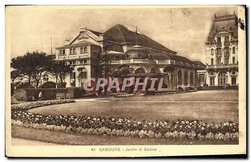 Cartes postales Cabourg Jardins du Casino