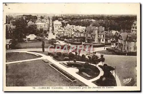 Ansichtskarte AK Cabourg Panorama pris des jardins du casino