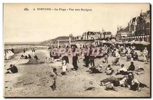 Cartes postales Cabourg La Plage Vue Vers Houlgate