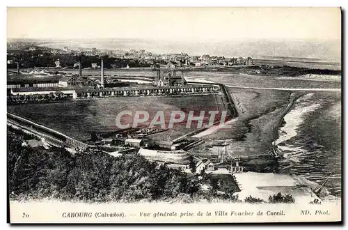 Ansichtskarte AK Cabourg Vue Generale Prise de la Villa Foucher de Careil