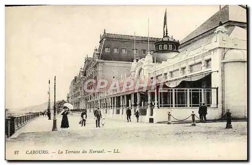 Ansichtskarte AK Cabourg La Terrasse du Kursaal
