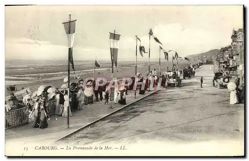 Cartes postales Cabourg La Promenade de la Mer