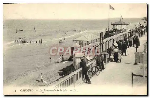 Cartes postales Cabourg La Promenade de la Mer