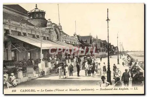 Ansichtskarte AK Cabourg Le Casino Boulevard des Anglais