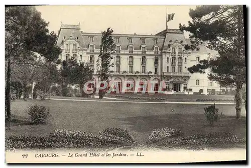 Cartes postales Cabourg Le Grand Hotel et les Jardins