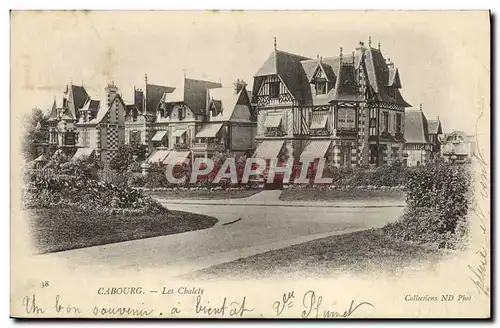 Ansichtskarte AK Cabourg Les Chalets
