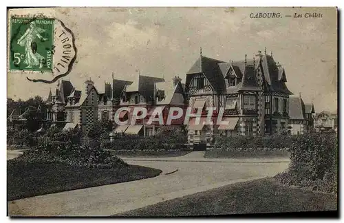 Ansichtskarte AK Cabourg Les Chalets