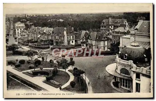 Cartes postales Cabourg Panorama Pris du Casino