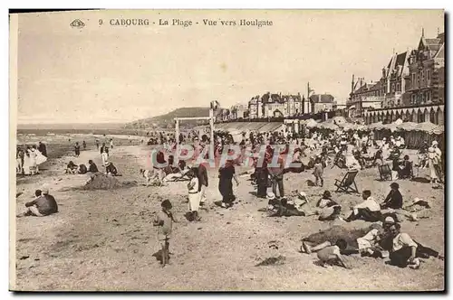 Ansichtskarte AK Cabourg La Plage Vue Vers Houlgate