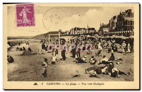 Ansichtskarte AK Cabourg La Plage Vue Vers Houlgate