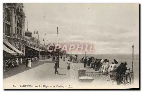 Cartes postales Cabourg La Digue et le Casino